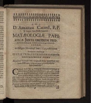 An praeter Verbum Dei scriptum detur quoddam verbum Dei non scriptum, pari pietatis affectu suscipiendum?
