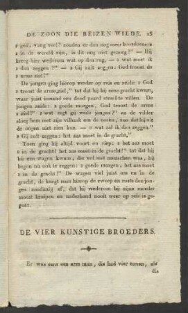 De Vier Kunstige Broeders.