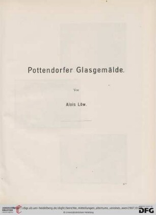 Pottendorfer Glasgemälde