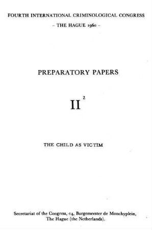 The child as victim