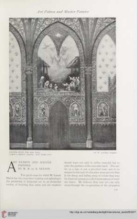 Vol. 55 (1915) = No. 218: Art patron and master painter