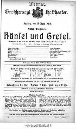 Hänsel und Gretel