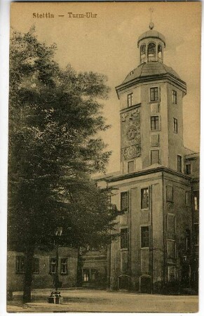 Stettin - Turm-Uhr