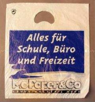 Kunststofftragetasche "McPaper & Co"