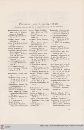 Personen- und Ortsverzeichnis