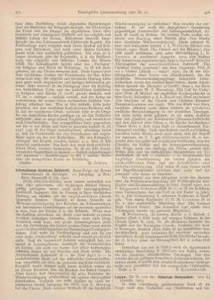 476-477 [Rezension] Leeuw, G. van der, Historisch Christendom