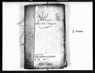 Reskripte und Dekrete diversen Inhalts