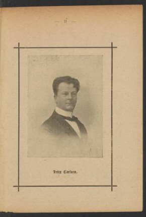 Fritz Carlsen.