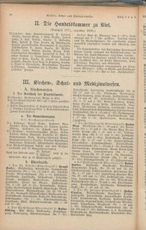 II. Die Handelskammer zu Kiel.