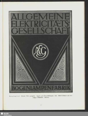 AEG Bogenlampenfabrik
