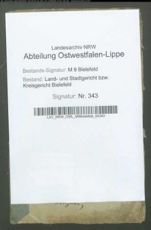 Wittgenstein, Marcus Hirsch, Kaufmann, Bielefeld. Meyerstein, Fanny, Einbeck