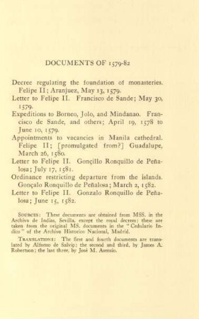 Documents of 1579-82