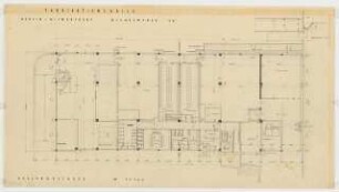 Fabrikhalle Hentschel & Co. Wilhelmsaue 36, Berlin-Wilmersdorf: Grundriss Kellergeschoss 1:100