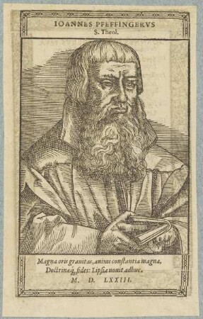Bildnis des Ioannes Pfeffingerus