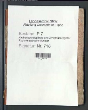 Zivilstandsregister der Munizipalität Ladbergen (Geburten 1811). (Gemeinde: Ladbergen, Kreis Tecklenburg)