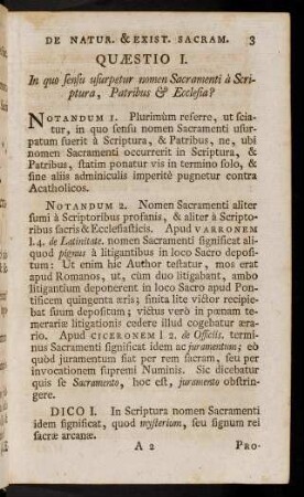3-28, Quaestio 1. - Quaestio 2.