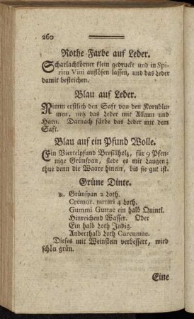 Grüne Dinte