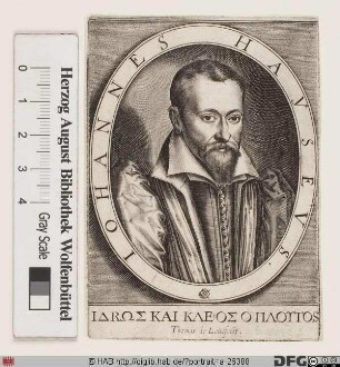 Bildnis Jean de Hays (lat. Johannes Hayseus)