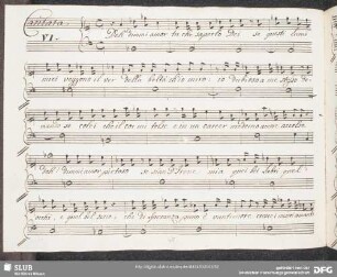 Recitativo: Deh dimmi amor tu che saperlo dei