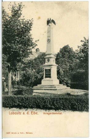 Lobositz. Kriegerdenkmal