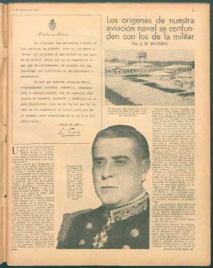 Los orígenes de nuestra aviación naval se confunden con los de la militar