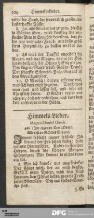 Himmels-Lieder.