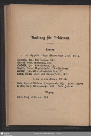 Geschäfts-Anzeigen
