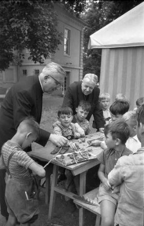 Ferienerholung für Kinder im Caritas-Waldheim in Scheibenhardt.