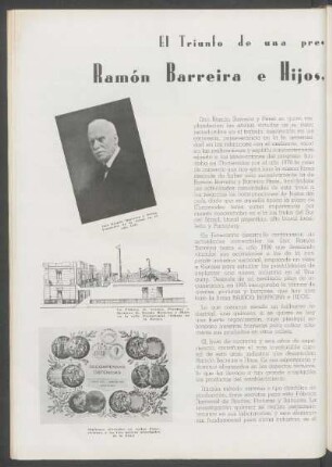 Ramón Barreira e Hijos, Fábrica de Aceites, Pinturas y Barnices - El triunfo de una pretigiosa firma industrial