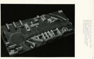 TU Hauptgebäude, Berlin-Charlottenburg (Diplomarbeit bei Peter Poelzig): Modellfoto