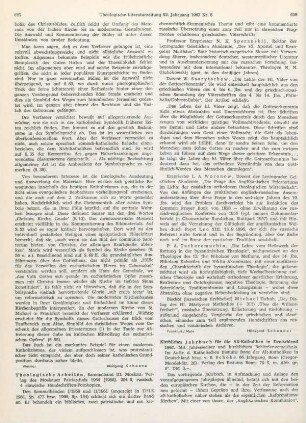 607-608 [Rezension] Theologische Arbeiten, Sammelband III