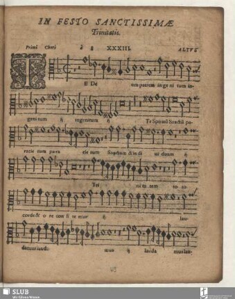 XXXIII. Te Deum patrem ingenitum