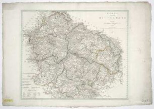 Karte von der Mittelmark, 1:310 000, Kupferstich, 1820