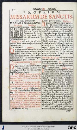 Proprium Missarum De Sanctis.