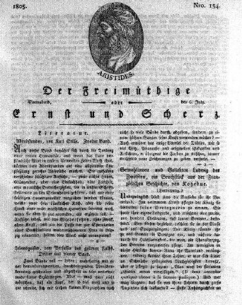 Nro. 134, Sonnabend den 6. July