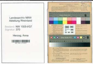 Entnazifizierung Anna Herzog , geb. 04.04.1887 (Oberschullehrerin)