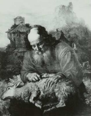 Schafschur, Gemälde, 1764