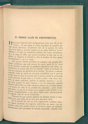 El Primer Salón de Independientes