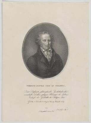 Bildnis des Friedrich Leopold zu Stolberg