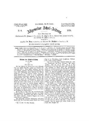 Reform der Schulverfassung