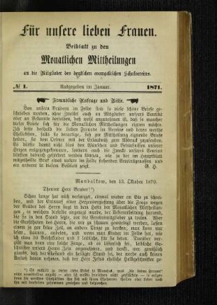 Freundliche Anfrage und Bitte