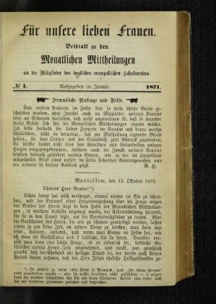 Freundliche Anfrage und Bitte