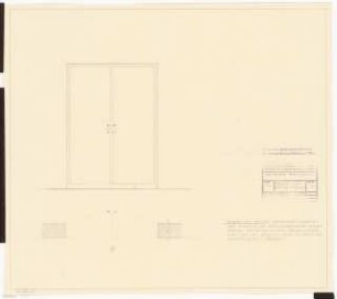 Stadttheater, Bremerhaven: Eisentür 1:10