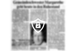 Gemeindeschwester [Name maskiert] heute in [Name maskiert]