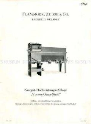 Saatgut-Hochleistungs-Anlage