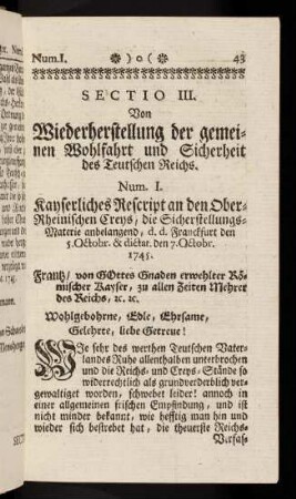 43-49, Num. I. - Num. II.