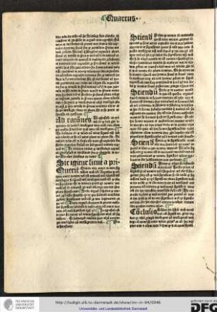 Queritur quinto utrum omne nomen significet unum tamen arguitur quod non, quia omne nomen vel est univocum vel equivocum vel analogon...