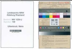 Entnazifizierung Maria Uhlenbrock , geb. 10.04.1917 (Lehrerin)