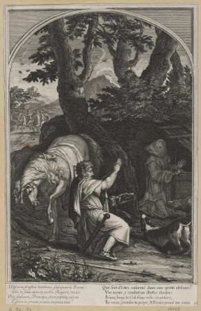 Doppelbildnis des Heiligen Bruno und des Roger von Sizilien (Begegnung in Kalabrien)