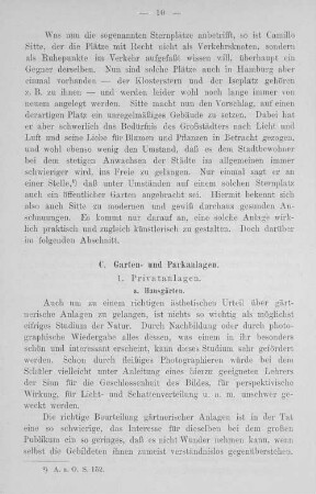 C. Garten- und Parkanlagen.